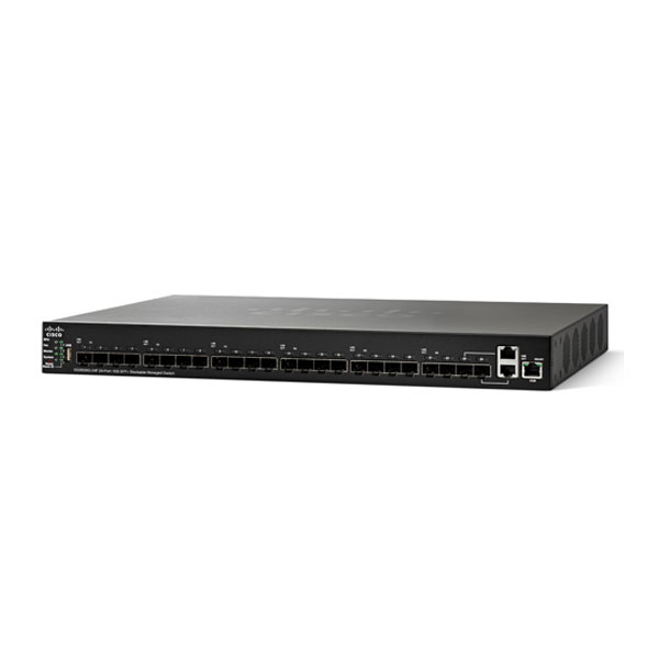 سوئیچ شبکه 24 پورت سیسکو مدل SG350XG-24F
