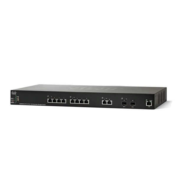 سوئیچ شبکه 12 پورت سیسکو مدل SG350XG-2F10