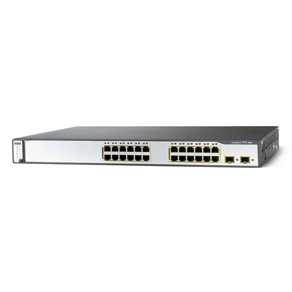 سوییچ 24 پورت سیسکو مدل (WS-C3750-24PS-S (ref