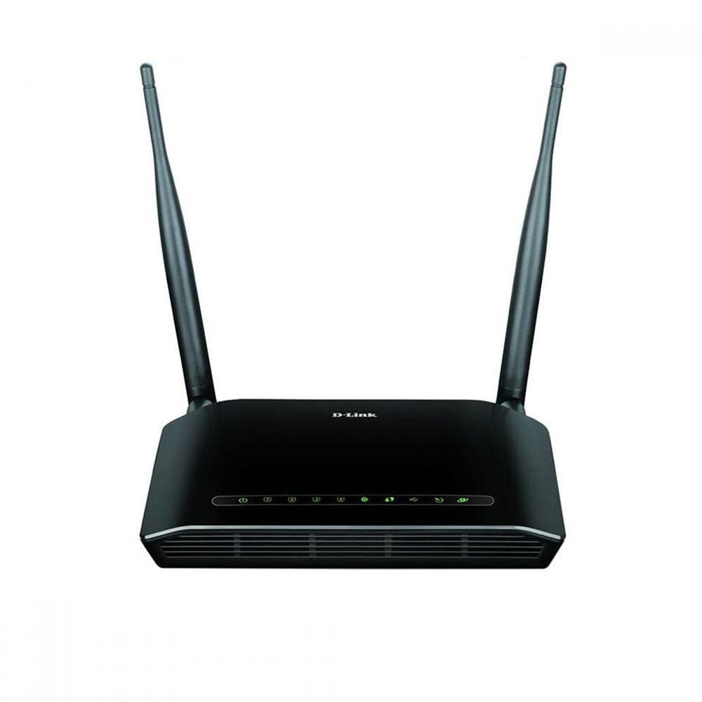 مودم روتر ADSL2 Plus بی سيم N300 دی-لينک مدل DSL-2740U