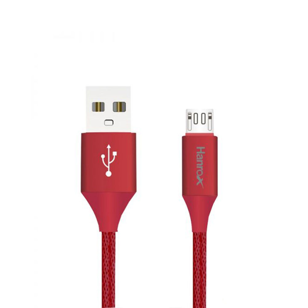کابل تبدیل USB به microUSB هانروکس مدل M11 طول 1 متر