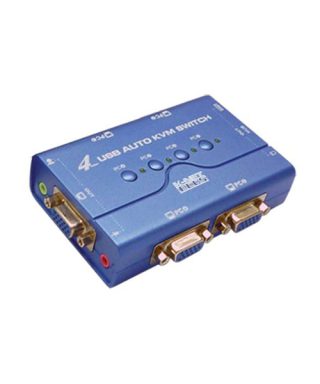سوییچ VGA KVM چهار پورت USB کی نت پلاس مدل KPU624