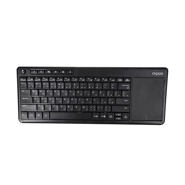 کيبورد بی سیم رپو مدل K2600 همراه با تاچ پد