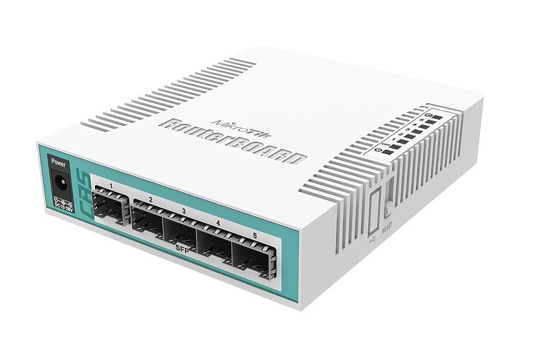 سوییچ هوشمند 5 پورت MikroTik مدل CRS106-1C-5S