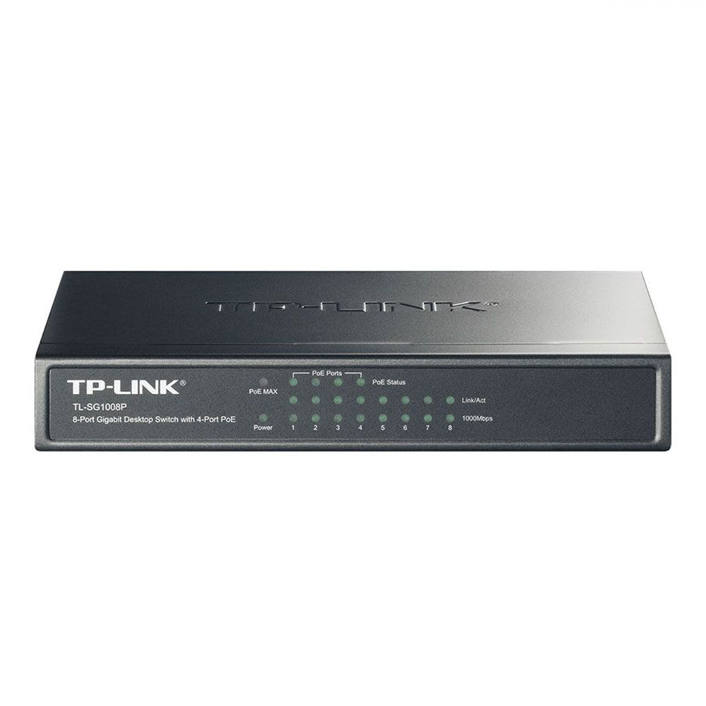 سوئیچ 8 پورت شبکه تی پی لینک مدل TL-SG1008P
