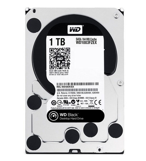 هاردديسک اينترنال Western Digital سری مشکی مدل WD1003FZEX ظرفيت 1 ترابايت