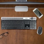 باندل کیبورد و موس بی سیم گرین GKM-505W
